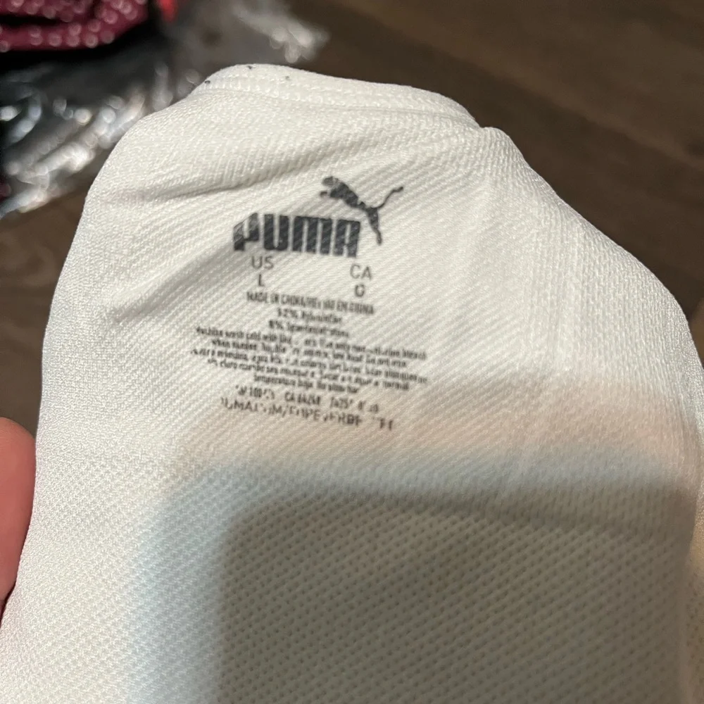 Puma Women's White Sports Bra - Picture 3 of 3